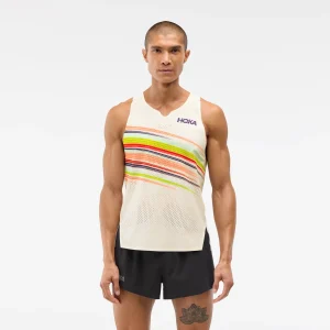 RACE DAY MAJICA BEZ RUKAVA ALABASTER FLAME