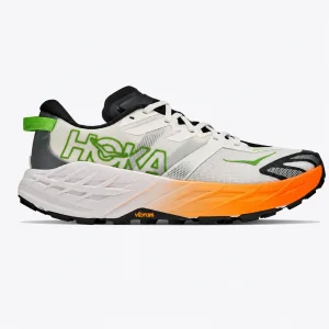 M HOKA SPEEDGOAT 7 - FROST / NEON TANGERINE